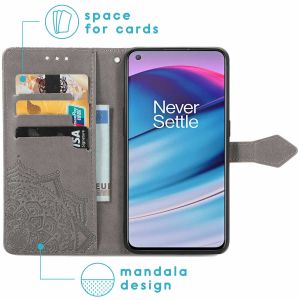 iMoshion Mandala Klapphülle OnePlus Nord CE 5G - Grau