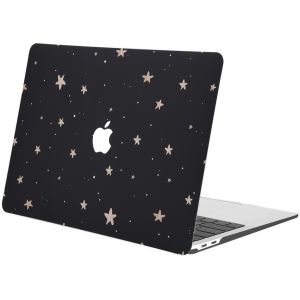 iMoshion Design Laptop Cover MacBook Pro 13 Zoll (2020) - Stars Gold