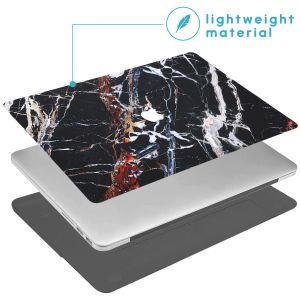 iMoshion Design Laptop Cover MacBook Pro 13 Zoll Retina -Black Marble