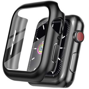 iMoshion Full Cover Hard Case für Apple Watch Series 4 / 5 / 6 / SE - 40 mm - Schwarz