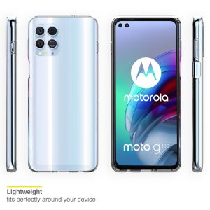 Accezz TPU Clear Cover für das Motorola Moto G100 - Transparent