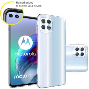 Accezz TPU Clear Cover für das Motorola Moto G100 - Transparent