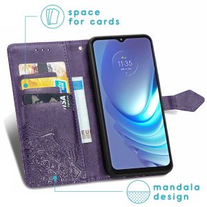 iMoshion Mandala Klapphülle Motorola Moto G50 - Violett