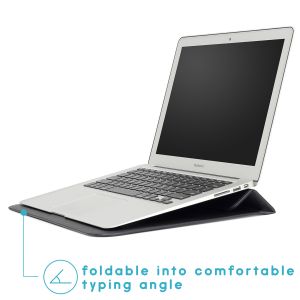 iMoshion Vegan Lederen Laptop Sleeve 11 Zoll - Schwarz
