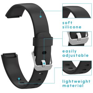 iMoshion Silikonband für die Fitbit Luxe - Schwarz