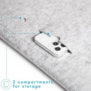 iMoshion Vilten Soft Sleeve 15 Zoll - Grau