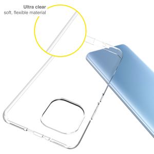 Accezz TPU Clear Cover für das Xiaomi Mi 11 - Transparent