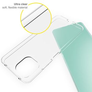 Accezz TPU Clear Cover für das Xiaomi Mi 11 Lite (5G/4G) / 11 Lite 5G NE - Transparent