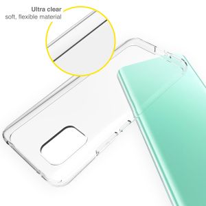 Accezz TPU Clear Cover für das Xiaomi Mi 10 Lite - Transparent