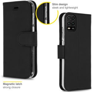 Accezz Wallet TPU Klapphülle für das Xiaomi Mi 10 Lite - Schwarz