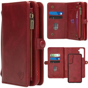 iMoshion 2-1 Wallet Booktype das Samsung Galaxy S21 FE - Rot