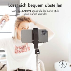 iMoshion ﻿2 in 1 Bluetooth Selfie Stick + Handystativ