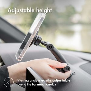 Accezz Handyhalterung für das Auto - MagSafe - Armaturenbrett und Windschutzscheibe - Magnetisch - Schwarz