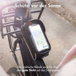 iMoshion Handyhalterung für das Fahrrad – mit Hülle – universell – Fahrradrahmen – schwarz