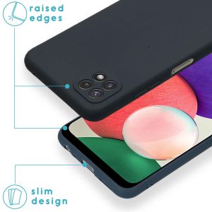 iMoshion Color TPU Hülle für das Samsung Galaxy A22 (5G) - Dunkelblau