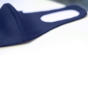 Blackspade 100 pack - Waschbarer Unisex-Mundschutz für Erwachsene – Wiederverwendbare Stretch-Baumwolle - Blau