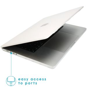 iMoshion Laptop Cover für das MacBook Pro 14 Zoll (2021) / Pro 14 Zoll (2023) M3 chip - A2442 / A2779 / A2918 - Transparent