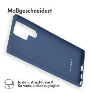 iMoshion Color TPU Hülle für das Samsung Galaxy S22 Ultra - Dunkelblau