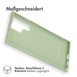 iMoshion Color TPU Hülle für das Samsung Galaxy S22 Ultra - Olive Green