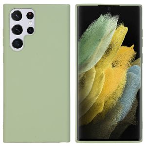 iMoshion Color TPU Hülle für das Samsung Galaxy S22 Ultra - Olive Green