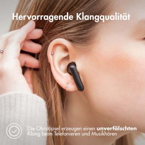 iMoshion ﻿TWS-i2 Bluetooth-Ohrhörer kabellose Kopfhörer - Schwarz