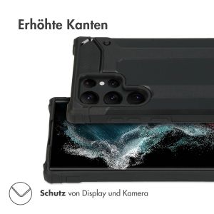 iMoshion Rugged Xtreme Case für das Samsung Galaxy S22 Ultra - Schwarz
