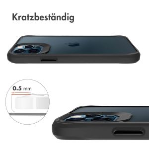 iMoshion Rugged Hybrid Case für das iPhone 12 (Pro) - Schwarz / Transparent