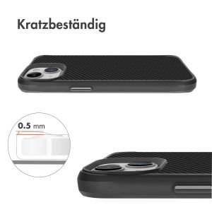 iMoshion Rugged Hybrid Carbon Case für das iPhone 13 Mini - Schwarz