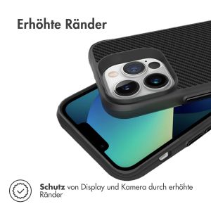 iMoshion Rugged Hybrid Carbon Case für das iPhone 13 Pro Max - Schwarz