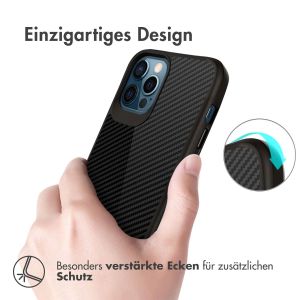 iMoshion Rugged Hybrid Carbon Case für das iPhone 12 (Pro) - Schwarz