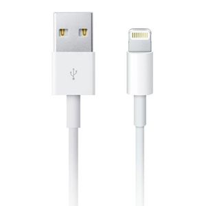 Apple Original USB-Adapter mit Lightning- auf USB-Kabel – Ladegerät - 12 Watt - 1 m - Weiß
