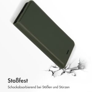 Accezz Premium Leather Slim Klapphülle für das iPhone SE (2022 / 2020) / 8 / 7 / 6(s) - Grün