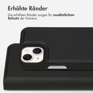 Accezz Premium Leather 2 in 1 Klapphülle für das iPhone 13 - Schwarz