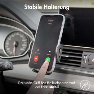 iMoshion Telefonhalter für das Auto – Verstellbar – Universell – Carbon – Lüftungsgitter – Schwarz