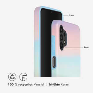 Selencia Aurora Fashion Back Case für das Samsung Galaxy A13 (4G) - ﻿Strapazierfähige Hülle - 100 % recycelt - Sky Sunset Multicolor