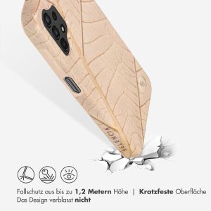 Selencia Aurora Fashion Back Case für das Samsung Galaxy A13 (4G) - ﻿Strapazierfähige Hülle - 100 % recycelt - Earth Leaf Beige