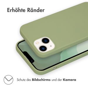 iMoshion Color TPU Hülle für das iPhone 14 Plus - Olive Green