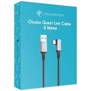 iMoshion Oculus Quest 1 & 2 en Meta Quest 3 Link Kabel - 5 Meter - Schwarz