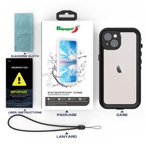 Redpepper Dot Plus Waterproof Case für das iPhone 14 - Schwarz 