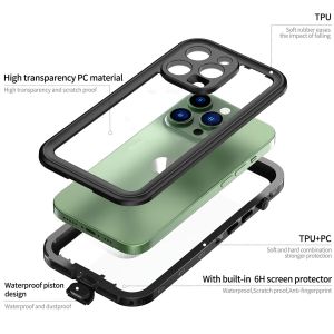 Redpepper Dot Plus Waterproof Case für das iPhone 14 Pro Max - Schwarz 