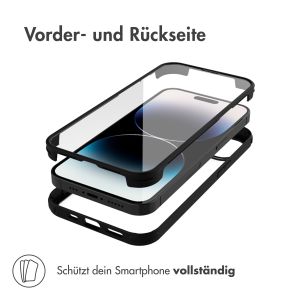 Accezz 360° Rundumschutzhülle für das iPhone 14 Pro - Schwarz
