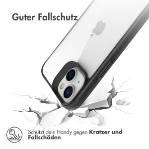 iMoshion Rugged Hybrid Case für das iPhone 14 - Schwarz / Transparent