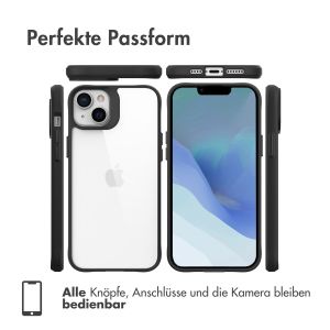 iMoshion Rugged Hybrid Case für das iPhone 14 - Schwarz / Transparent
