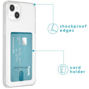 iMoshion Soft Case Back Cover mit Kartenfach für das iPhone 14 Plus - Transparent