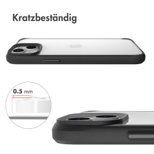 iMoshion Rugged Hybrid Case für das iPhone 14 Plus - Schwarz / Transparent
