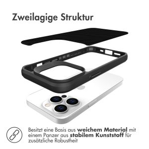 iMoshion Rugged Hybrid Carbon Case für das iPhone 14 Pro - Schwarz
