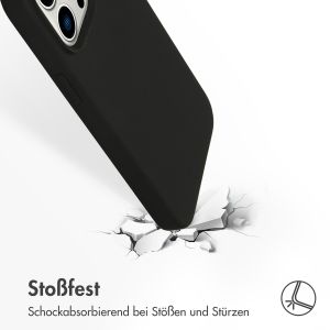 Accezz Liquid Silikoncase mit MagSafe für das iPhone 14 Pro Max - Schwarz