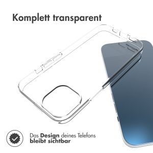 Accezz TPU Clear Cover für das iPhone 14 - Transparent