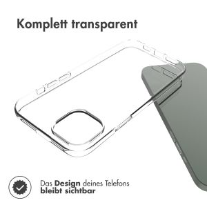 Accezz TPU Clear Cover für das iPhone 14 Plus - Transparent