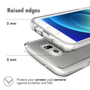 Accezz Xtreme Impact Backcover für das Samsung Galaxy S7 - Transparent